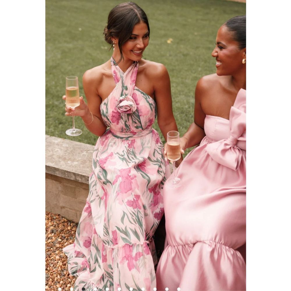 Petal & Pup Pink Floral Maxi Dress - Picture 10 of 11